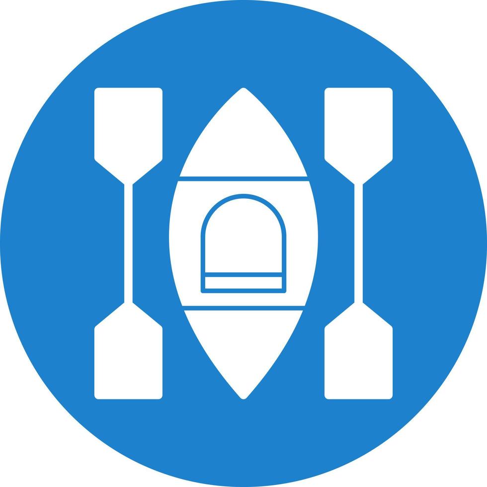 Kayak Vector Icon Design