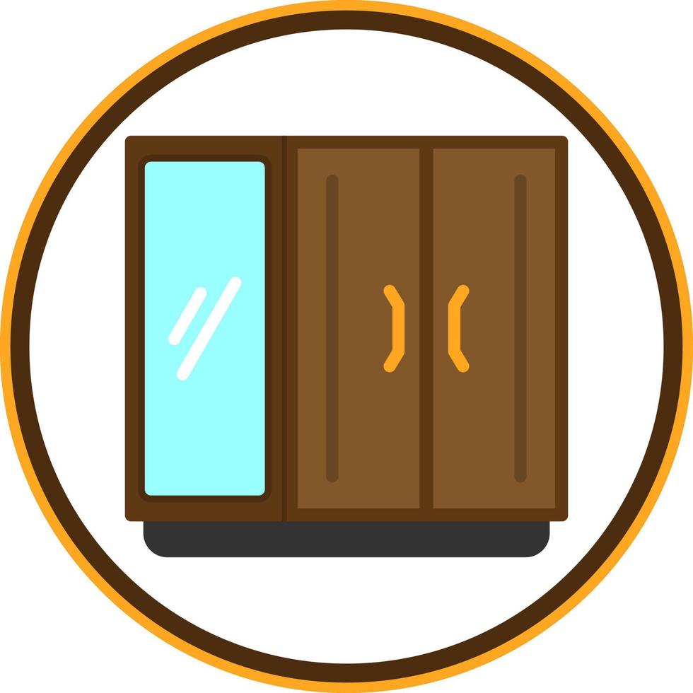 Wardrobe Vector Icon Design