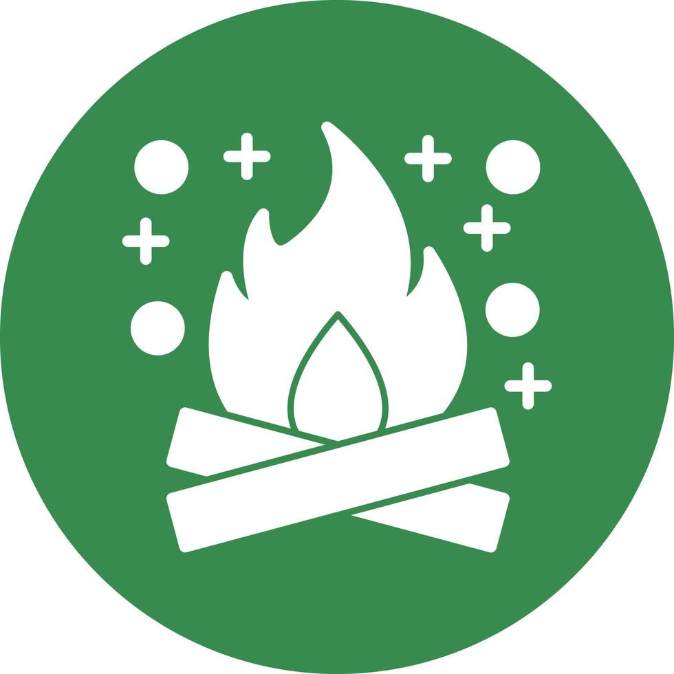 Bonfire Vector Icon Design