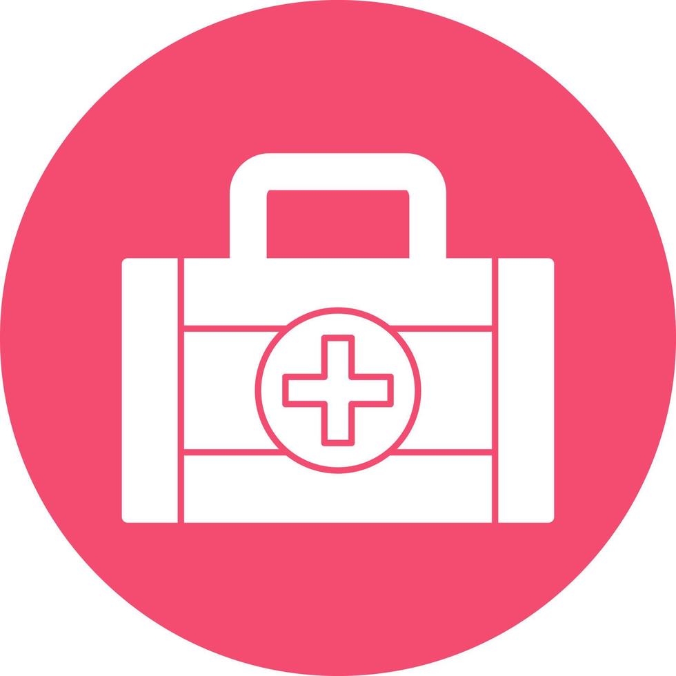 First Aid Kit Vector Icon Design