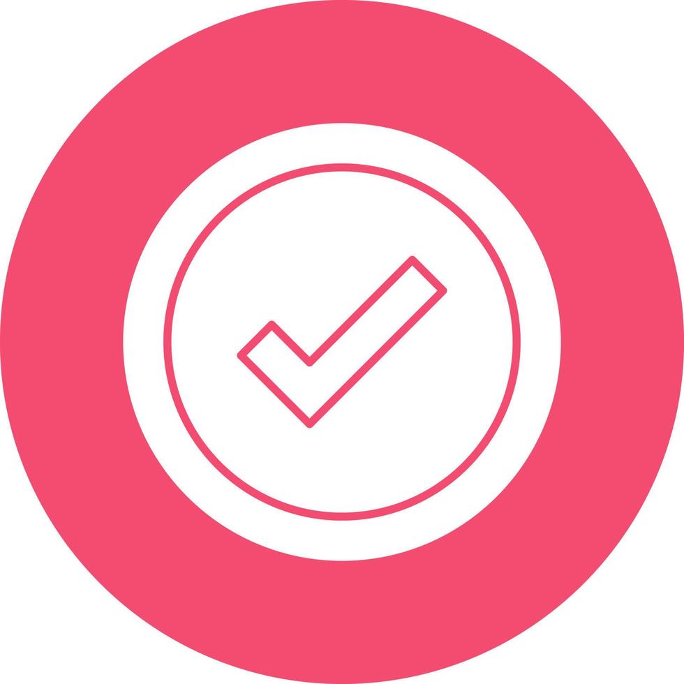 Checked Vector Icon Design