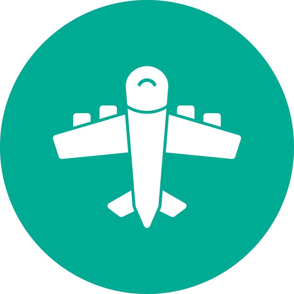 diseño de icono de vector de avión