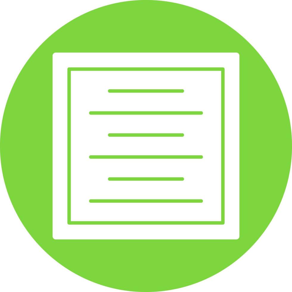 Center Alignment Vector Icon Design