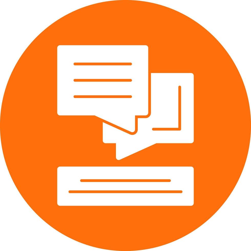 Dialog Vector Icon Design