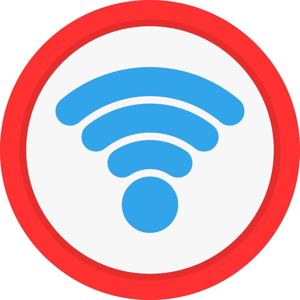Wifi Signal Vector Icon Design