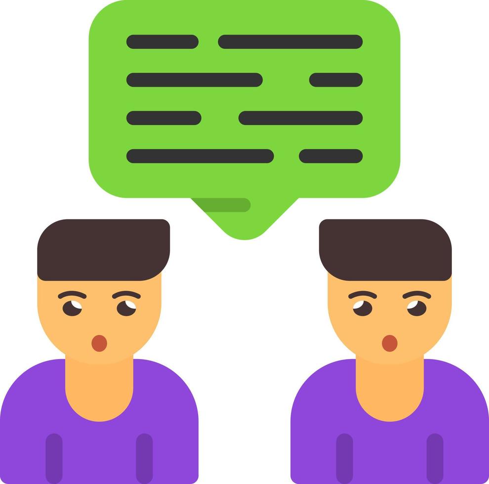 Conversation Vector Icon Design