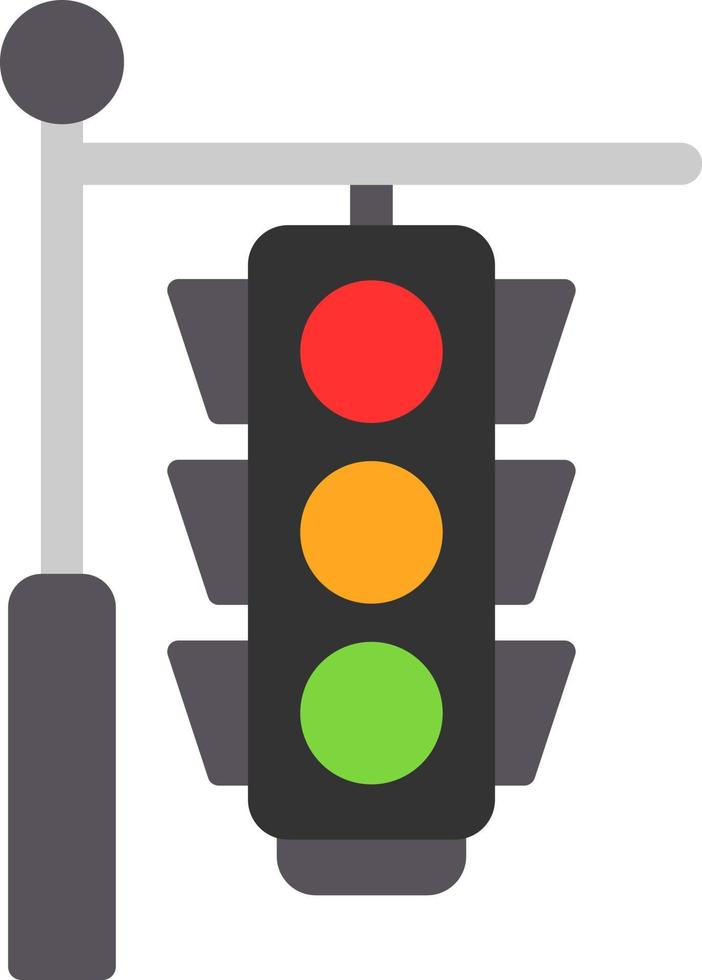 Traffic Lights Vector Icon Design