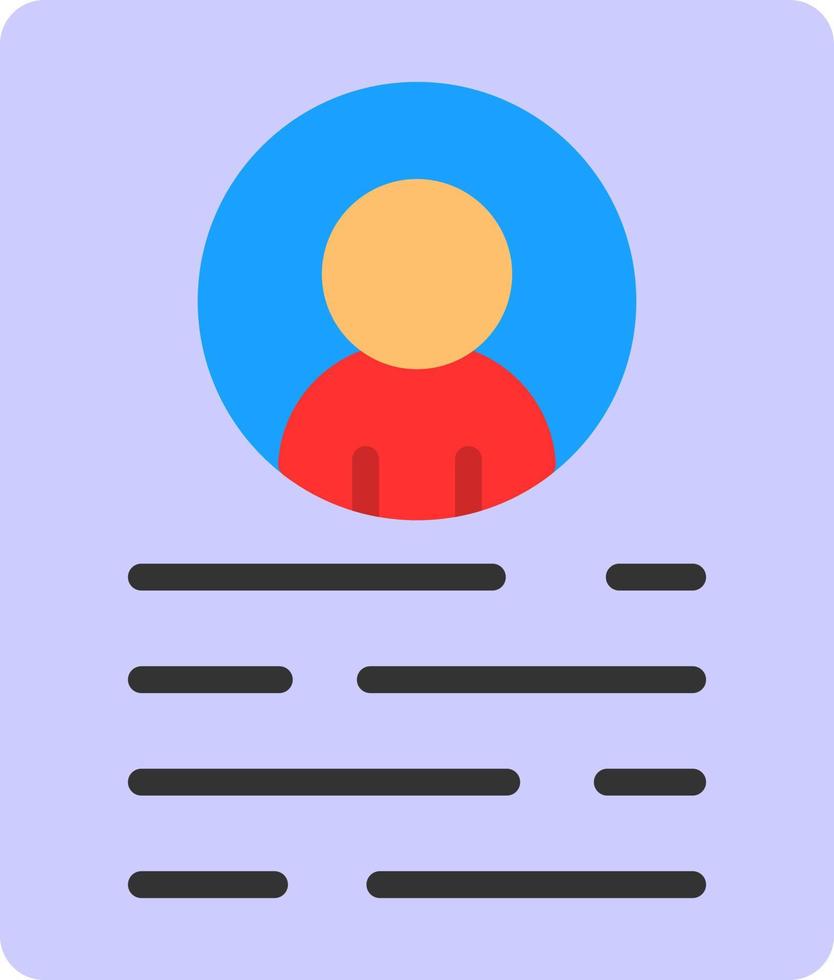 Resume Vector Icon Design