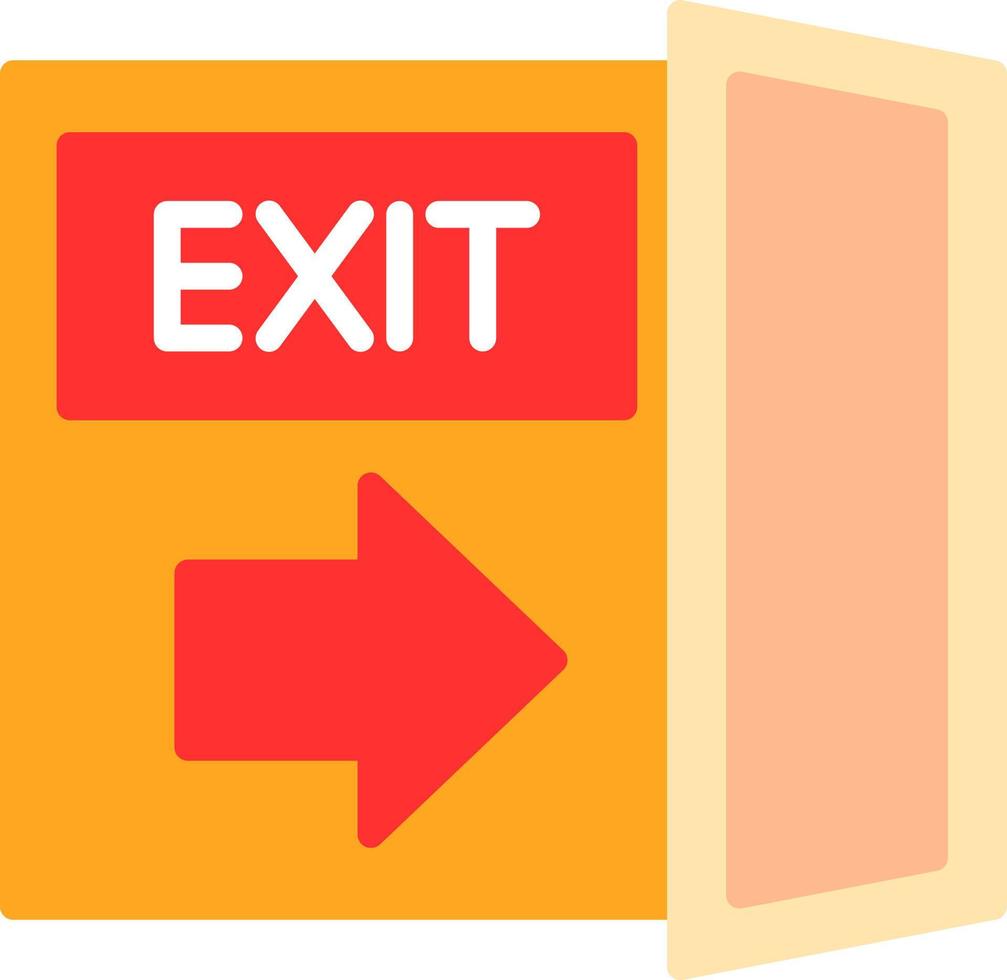 Exit Vector Icon Design