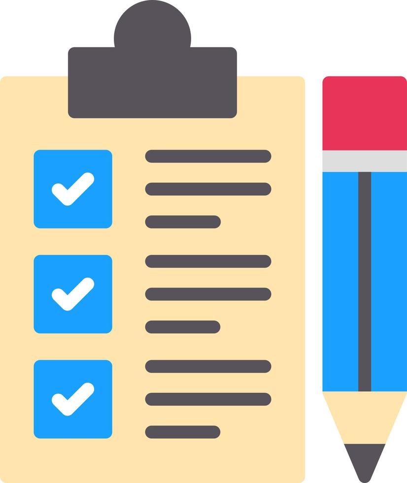 Checklist Vector Icon Design