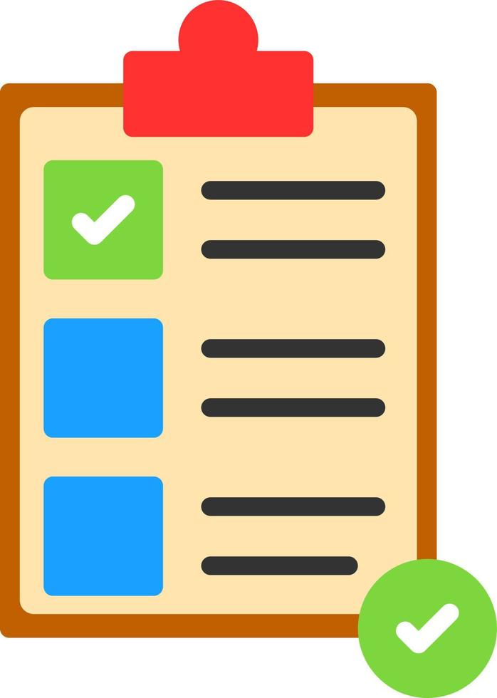 Tasks Vector Icon Design