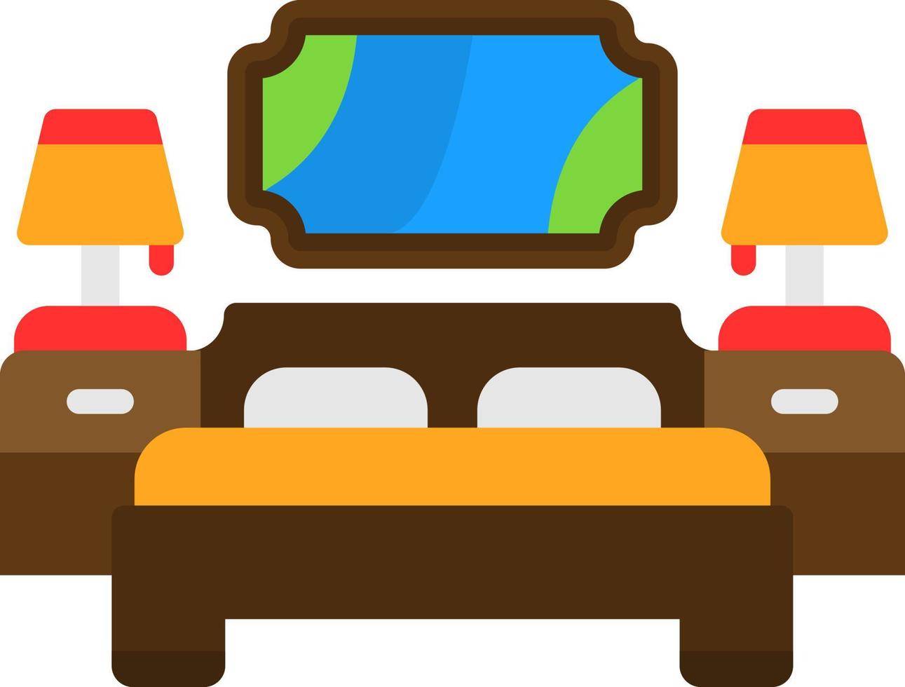 Bedroom Vector Icon Design