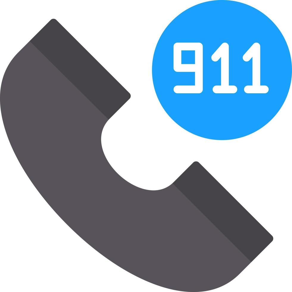 911 Vector Icon Design