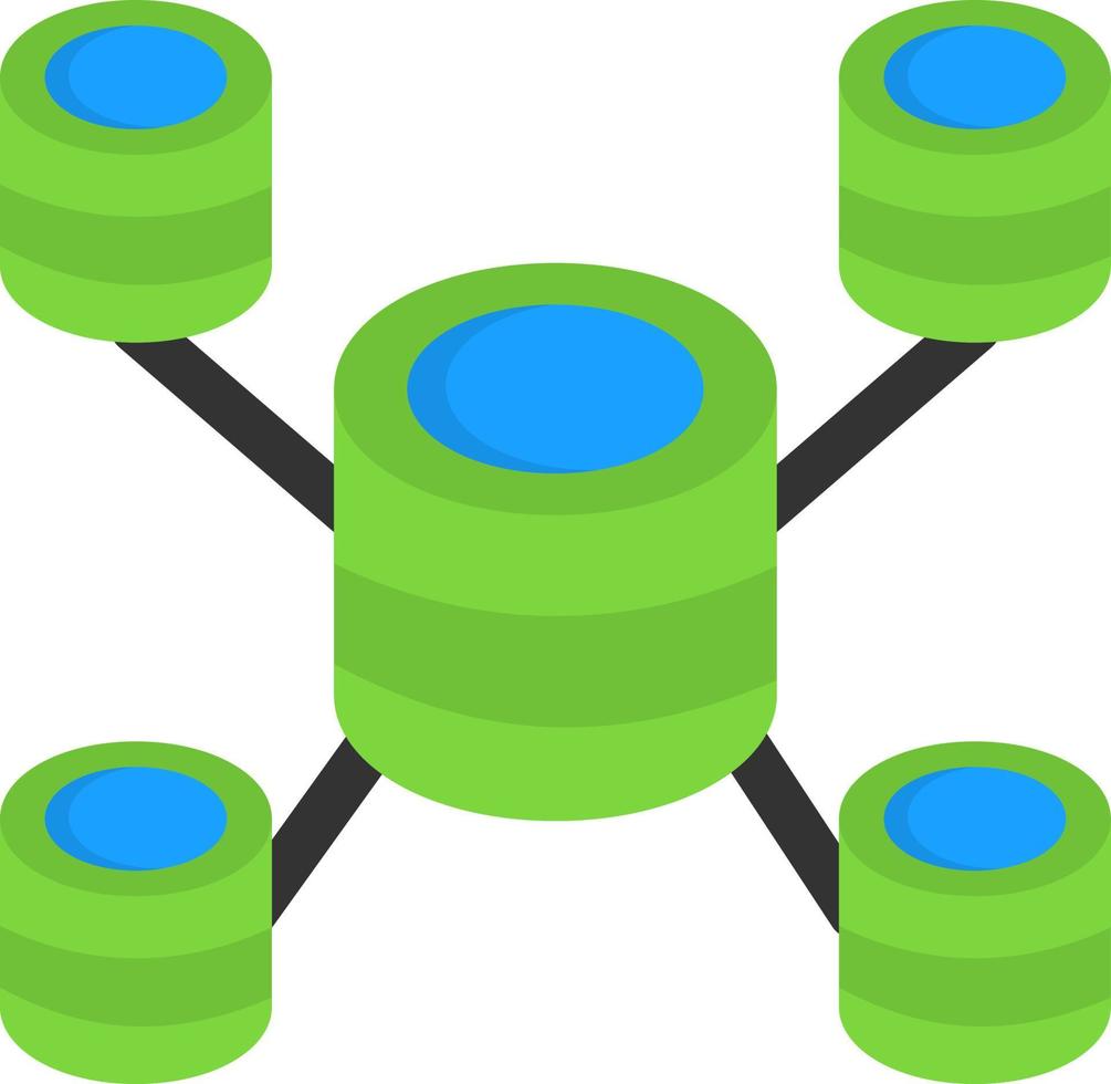 Database Vector Icon Design