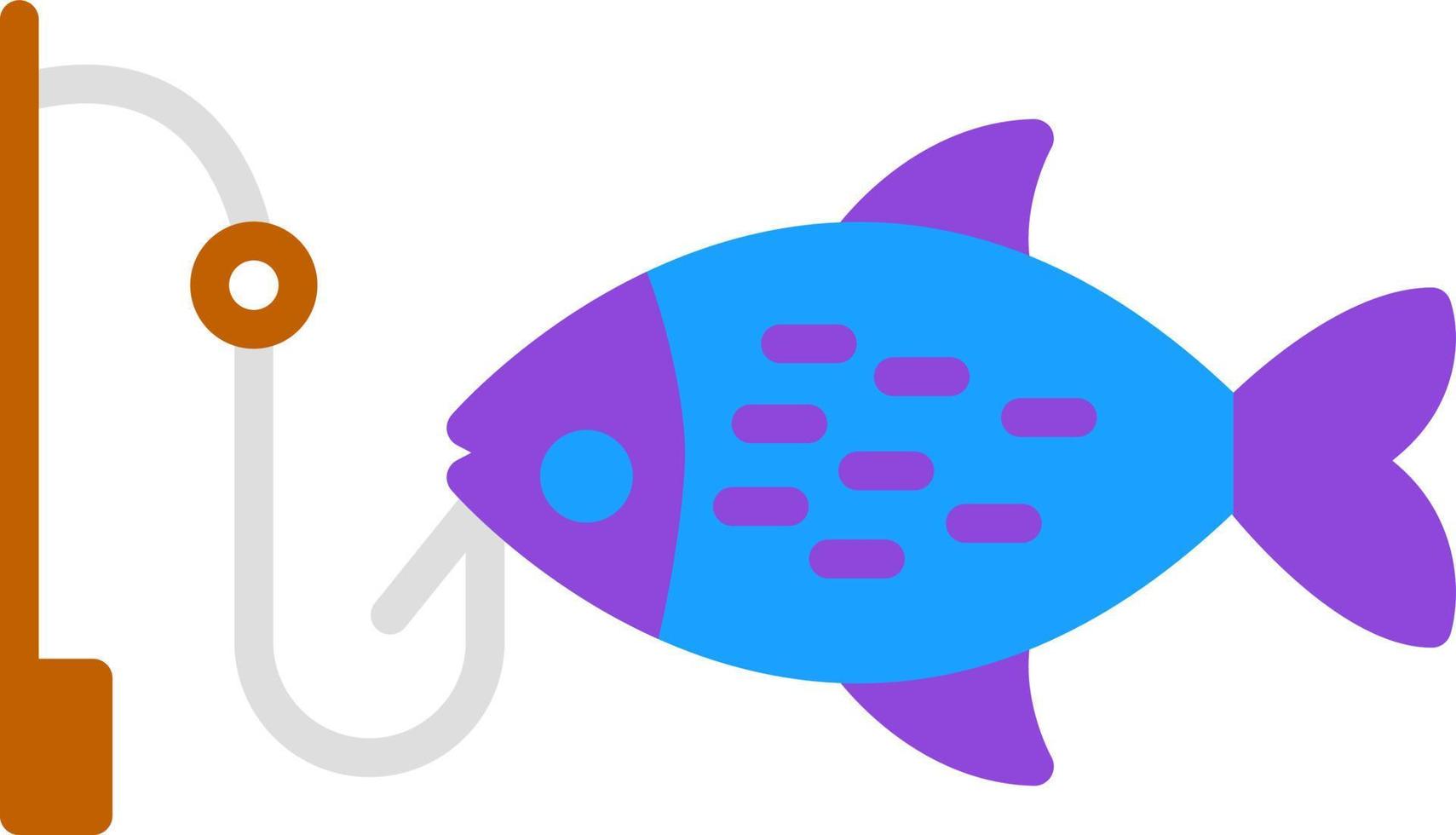 diseño de icono de vector de pesca