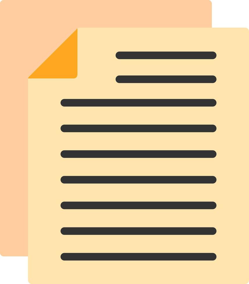 Document Vector Icon Design