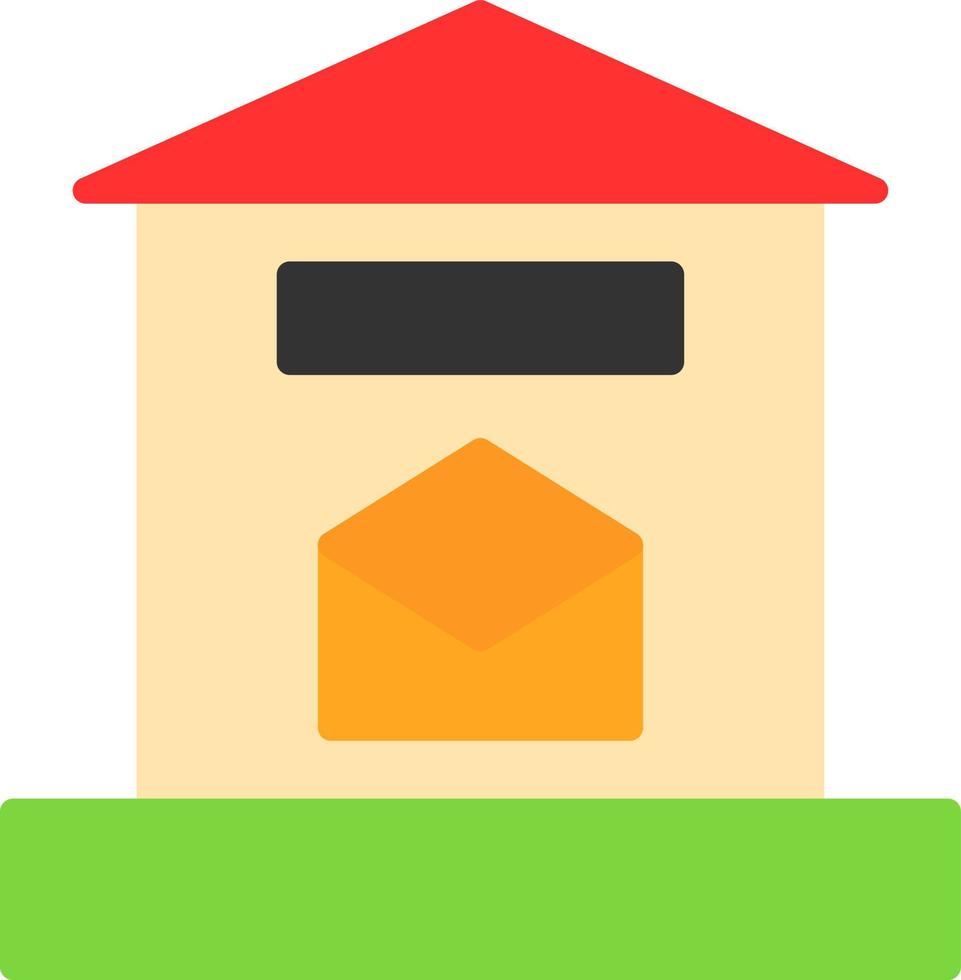 Letter Box Vector Icon Design