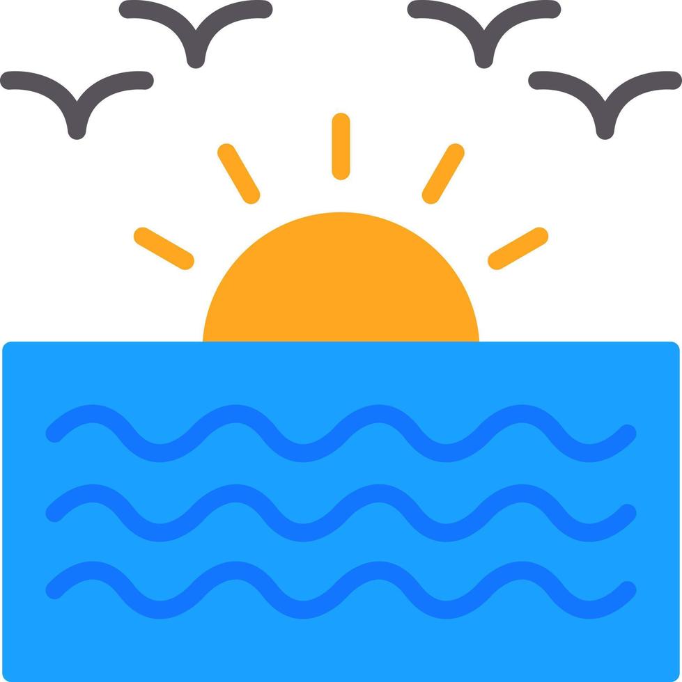 Sunrise Vector Icon Design