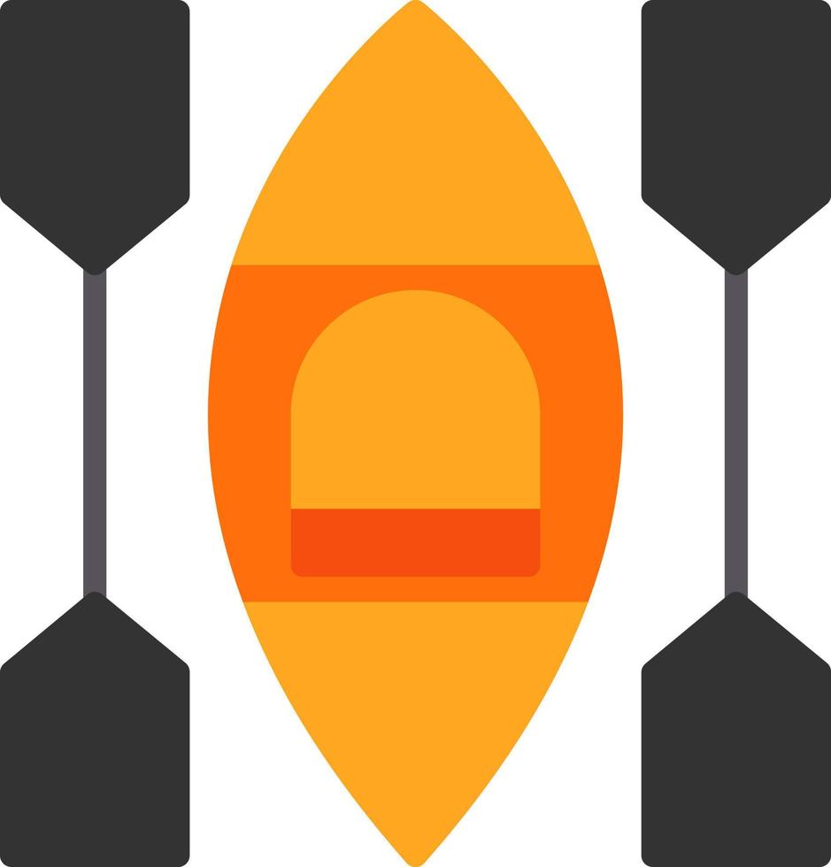 Kayak Vector Icon Design