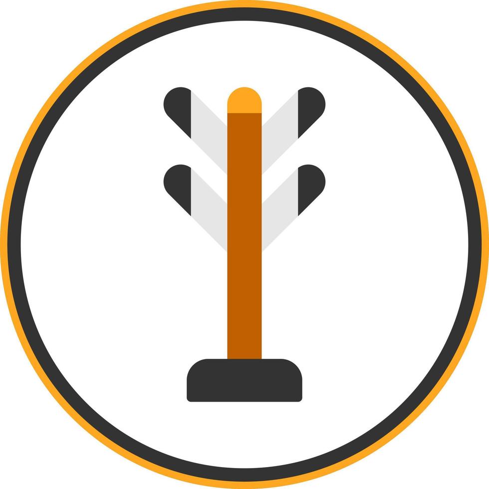Coat Rack Vector Icon Design