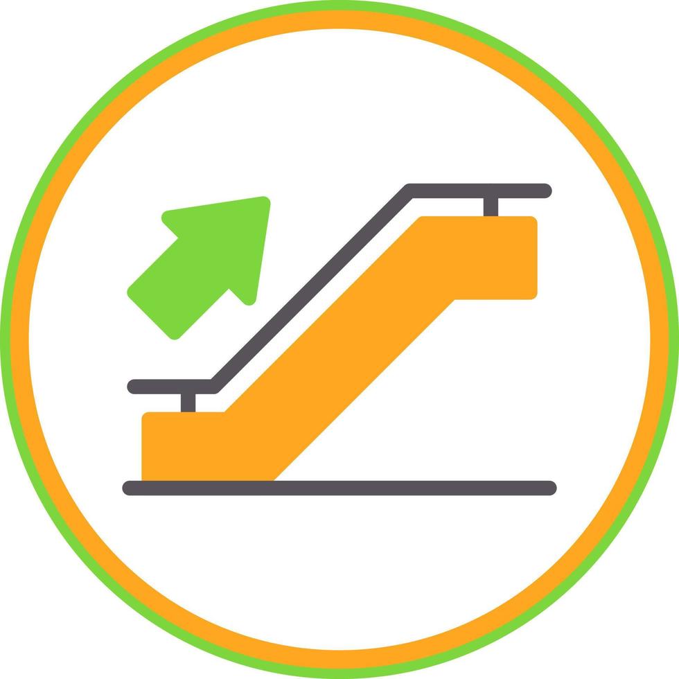 Escalator Vector Icon Design