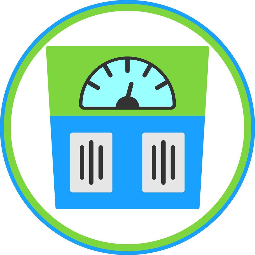Weight Scale Vector Icon Design