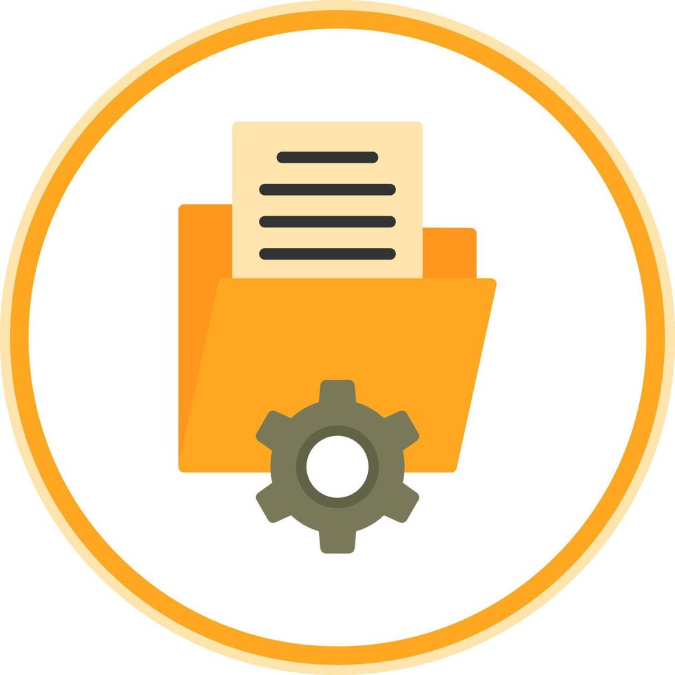 Data Management Vector Icon Design