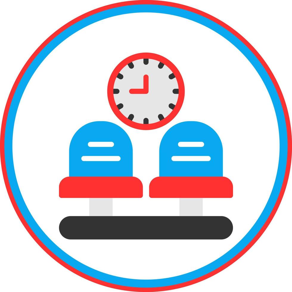 Waiting Room Vector Icon Design
