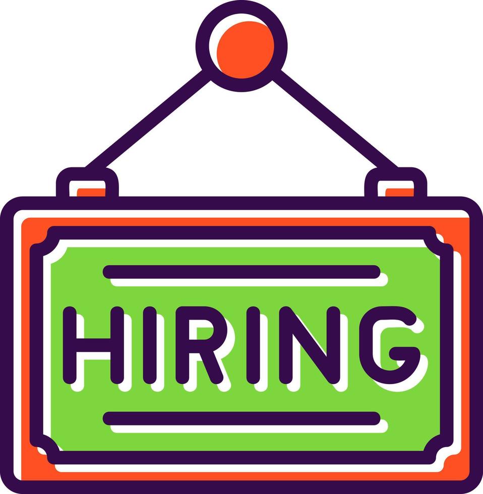 Hiring Vector Icon Design
