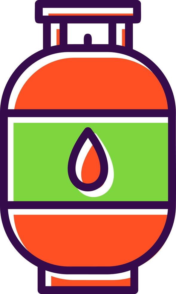 diseño de icono de vector de gas