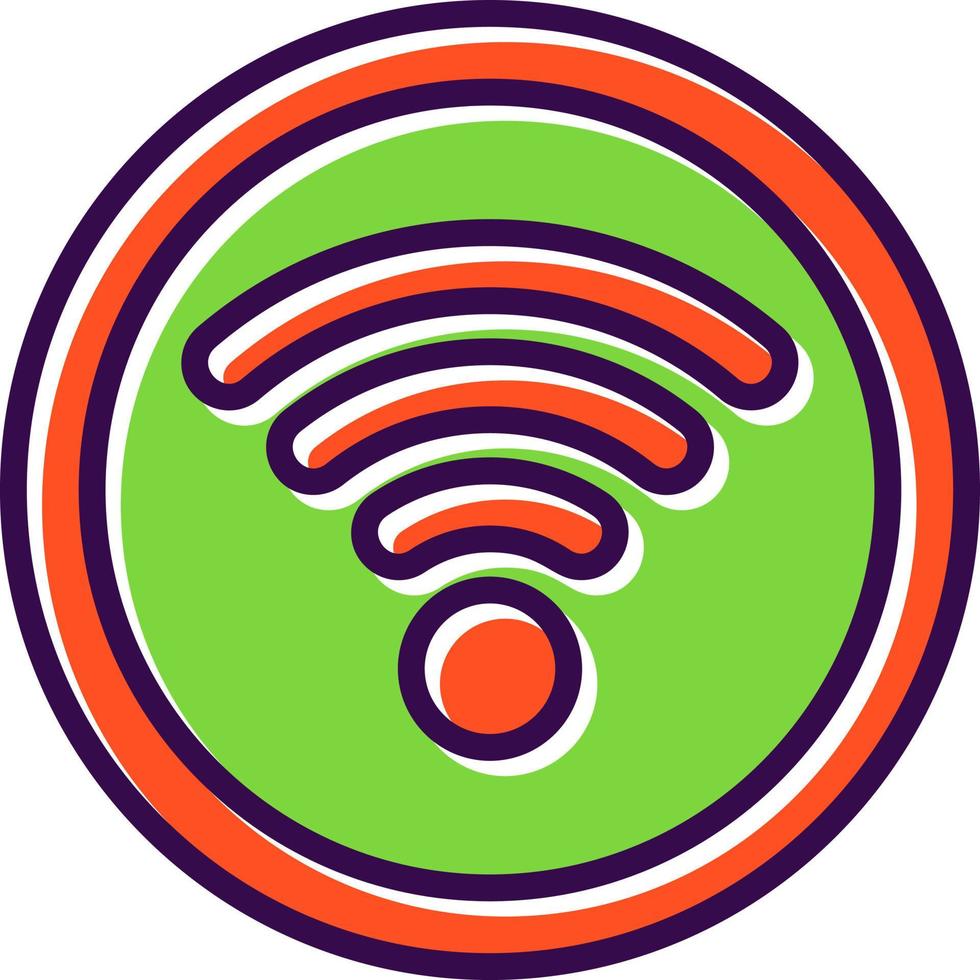 Wifi Signal Vector Icon Design