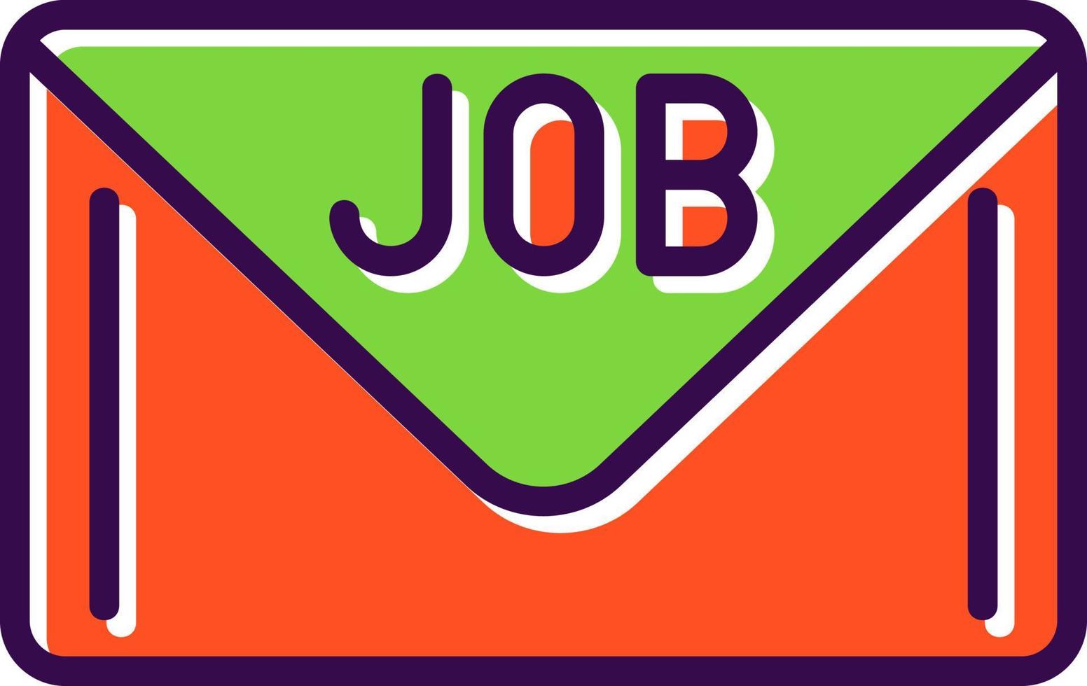 Job Latter Vector Icon Design