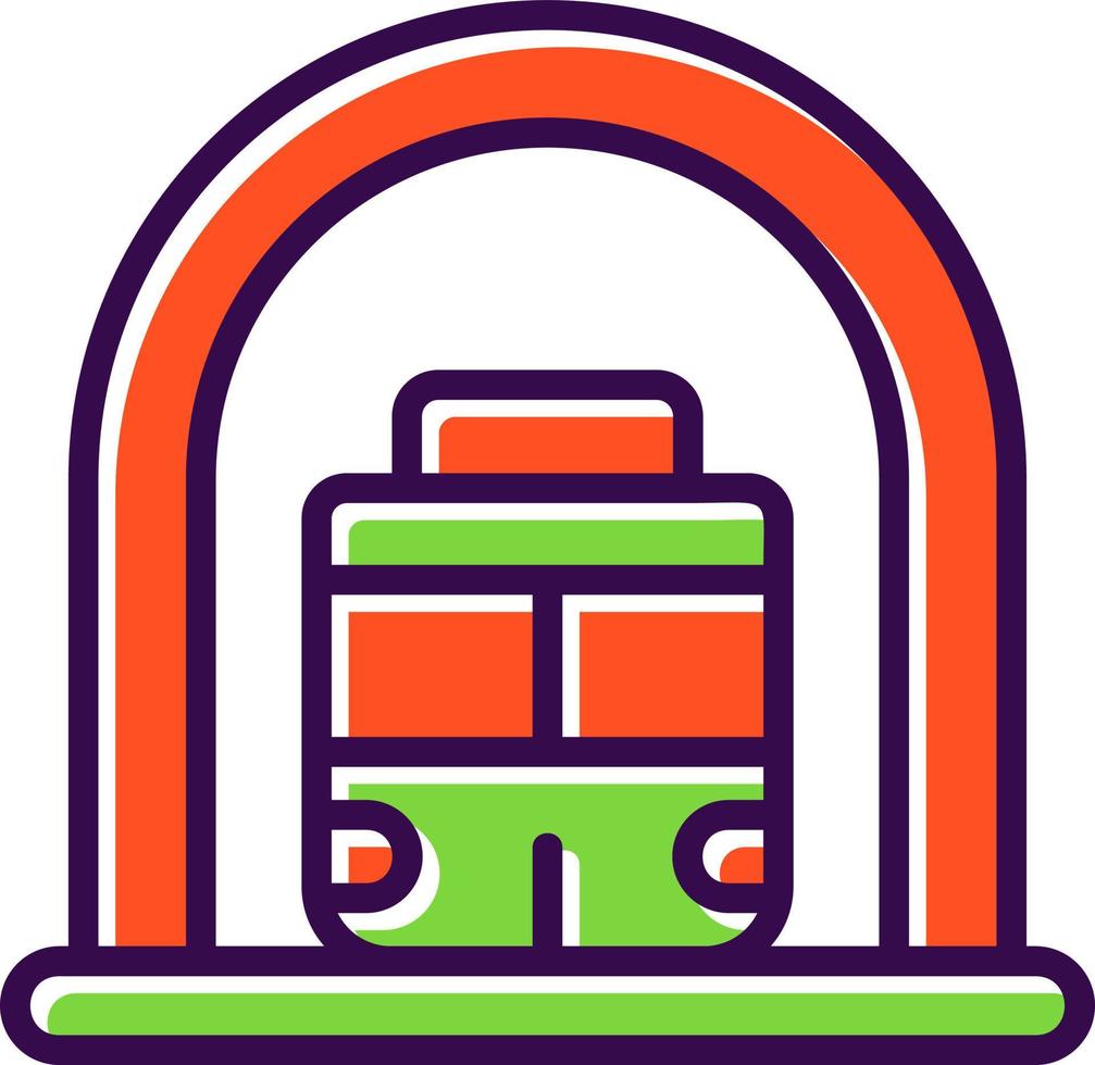 diseño de icono de vector de metro