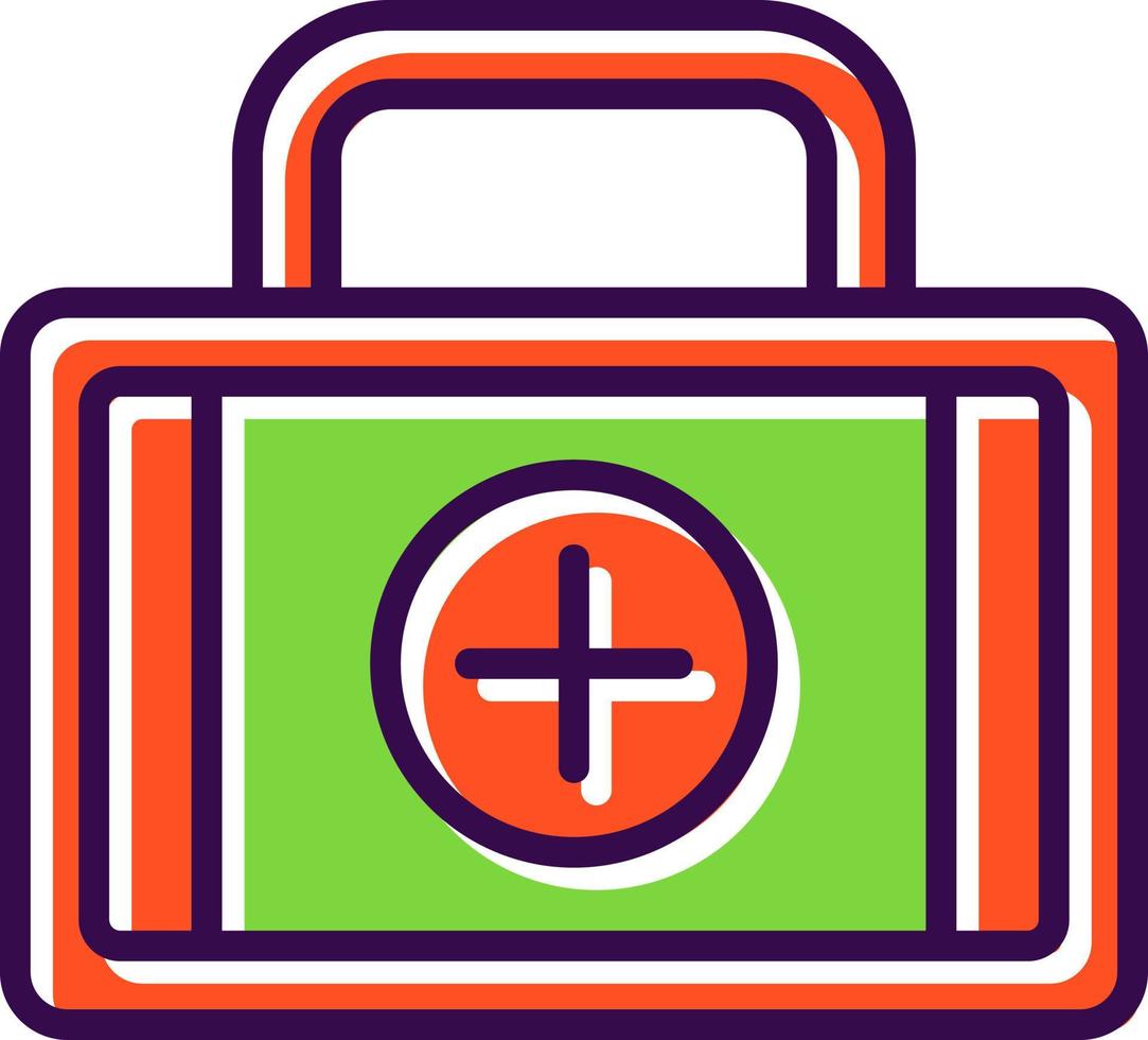 First Aid Kit Vector Icon Design