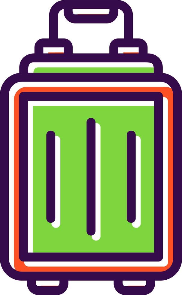 Luggage Vector Icon Design