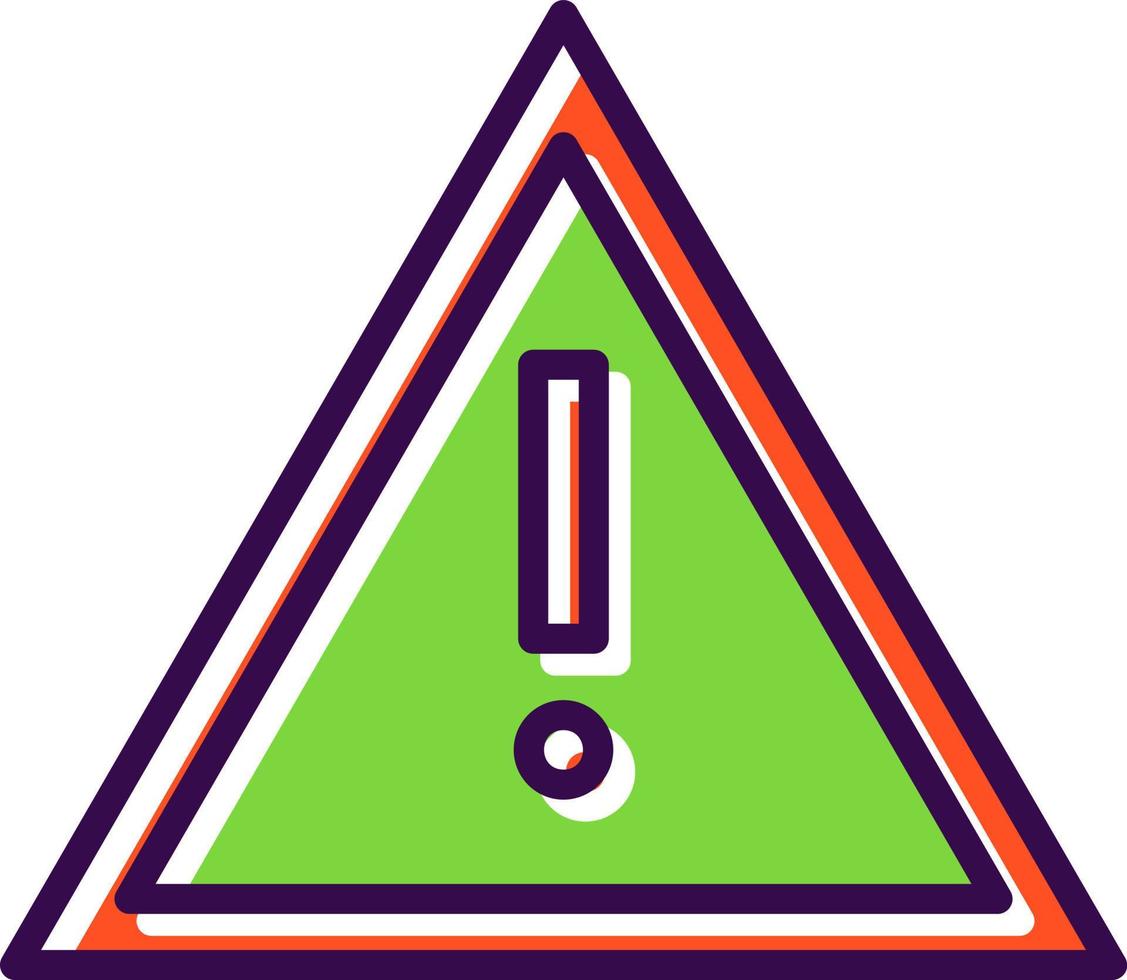 Exclamation Mark Vector Icon Design