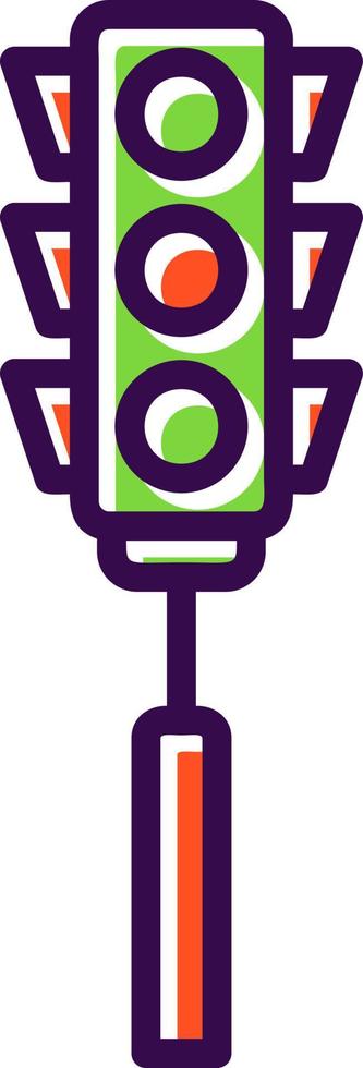 Traffic Lights Vector Icon Design