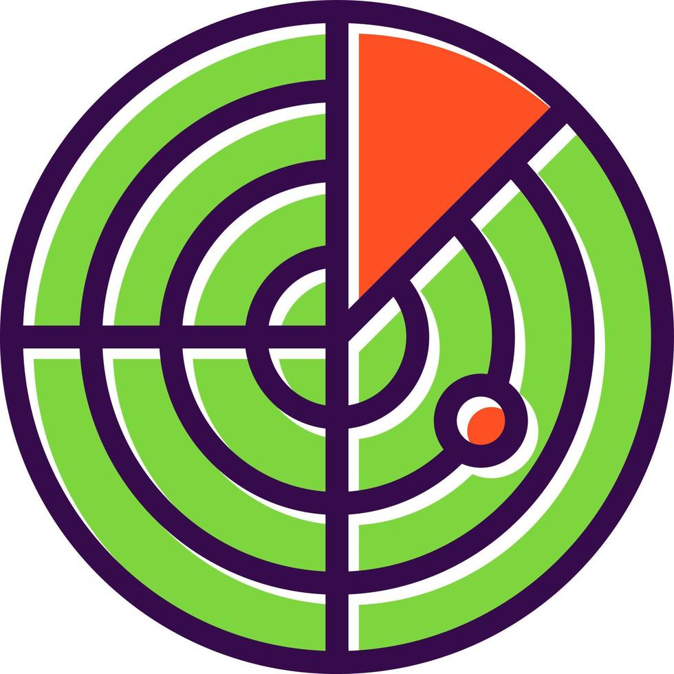 Radar Vector Icon Design