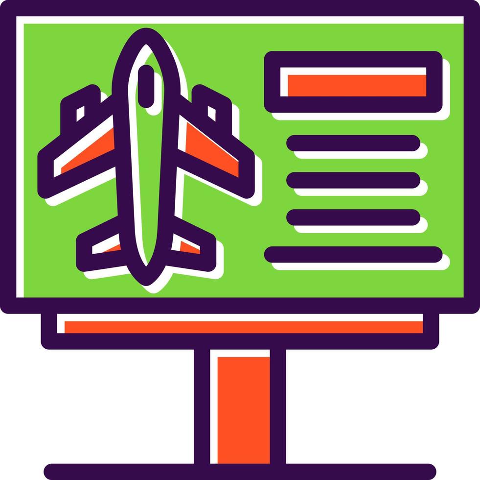 Signage Vector Icon Design