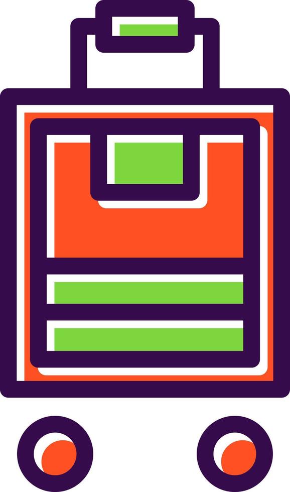 Luggage Vector Icon Design