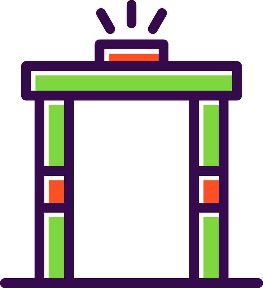 Metal Detector Vector Icon Design