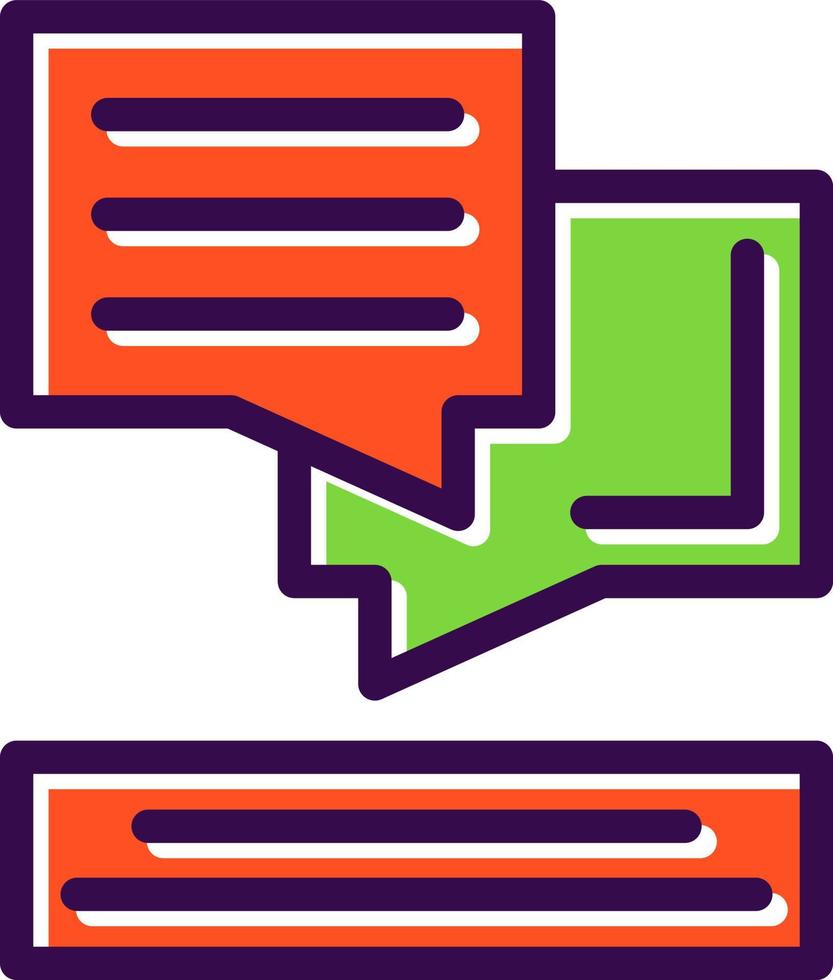 Dialog Vector Icon Design