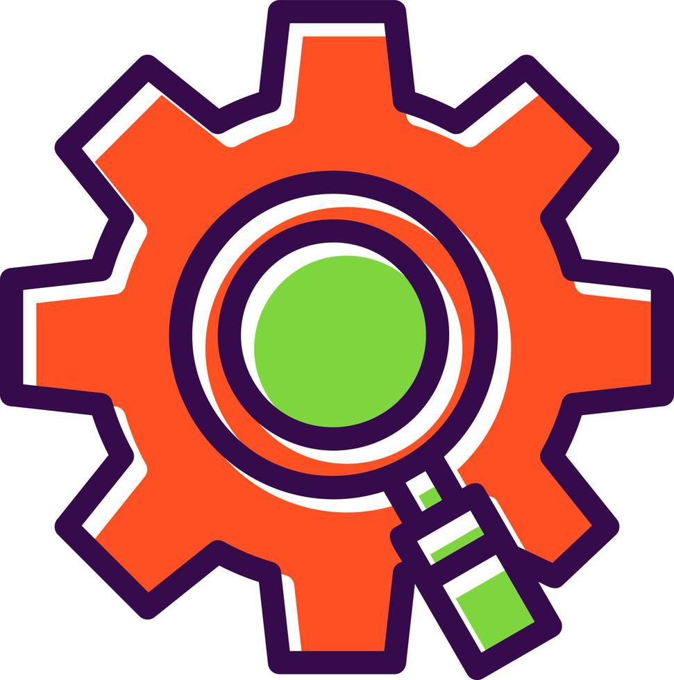 Search Engine Vector Icon Design