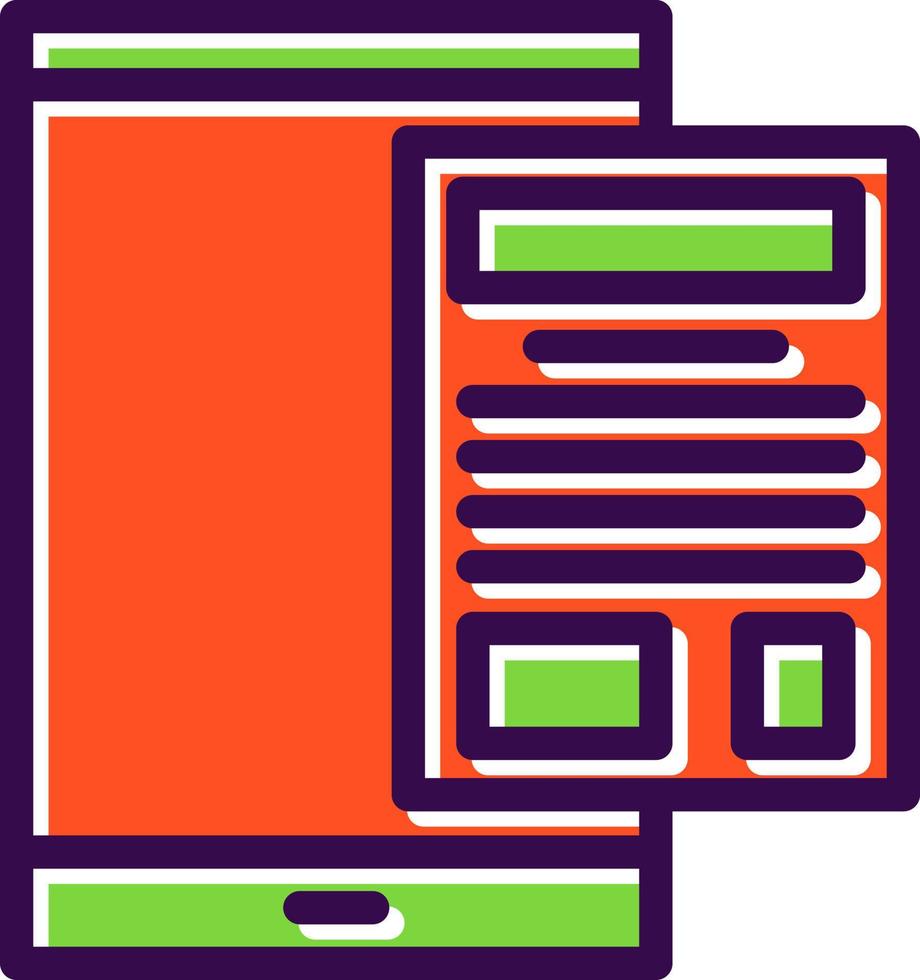 Mobile Vector Icon Design