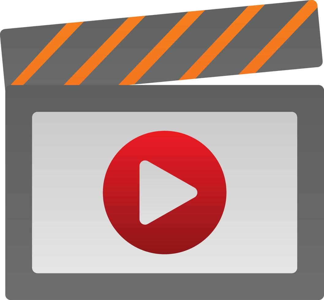 Video Making Vector Icon Design