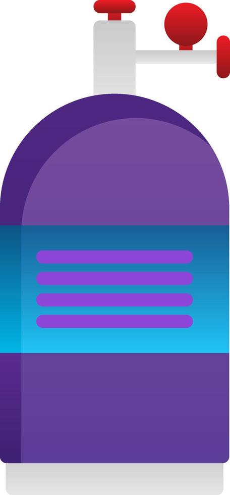 Oxygen Tank Vector Icon Design