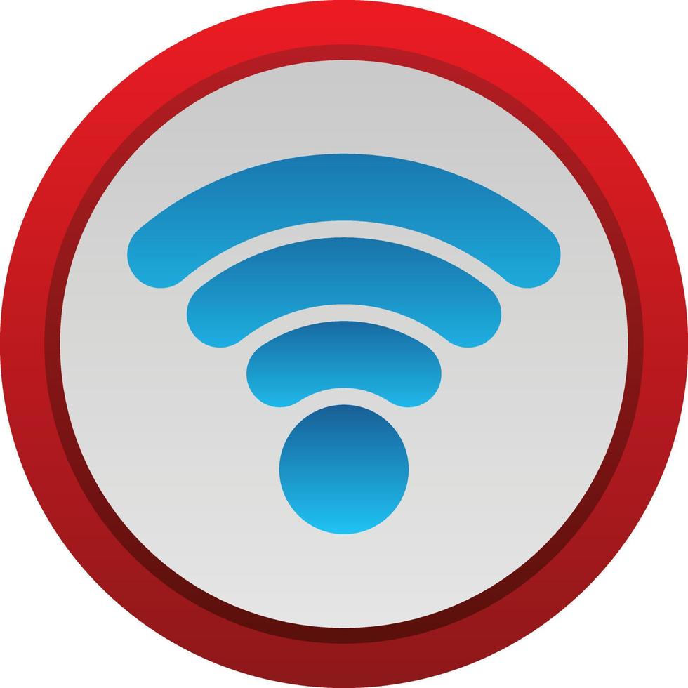 Wifi Signal Vector Icon Design