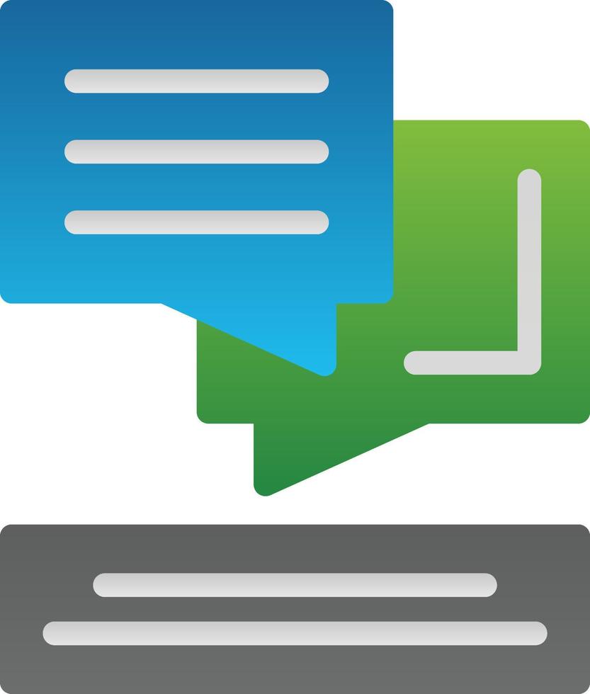 Dialog Vector Icon Design