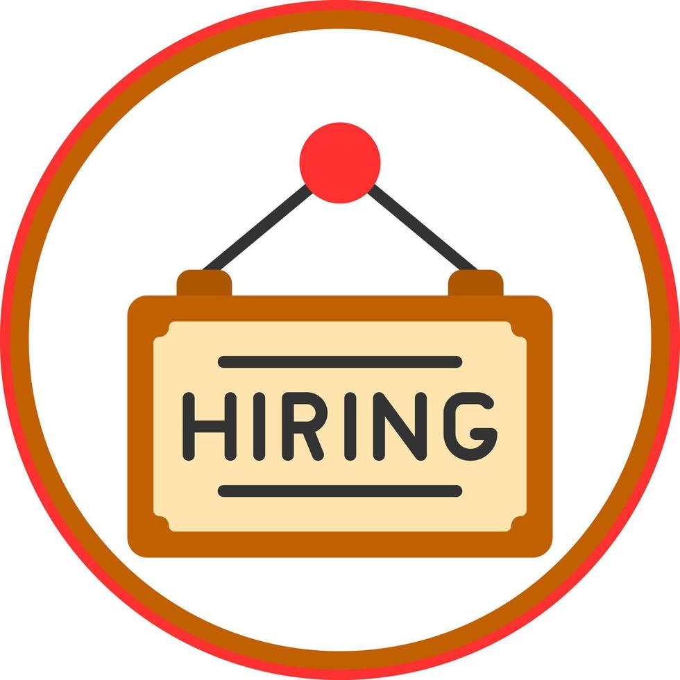 Hiring Vector Icon Design