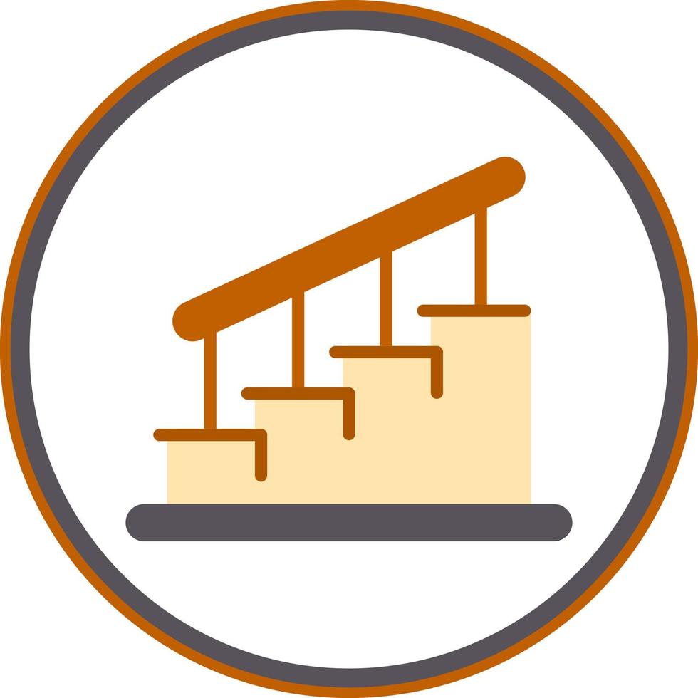 Stairs Vector Icon Design